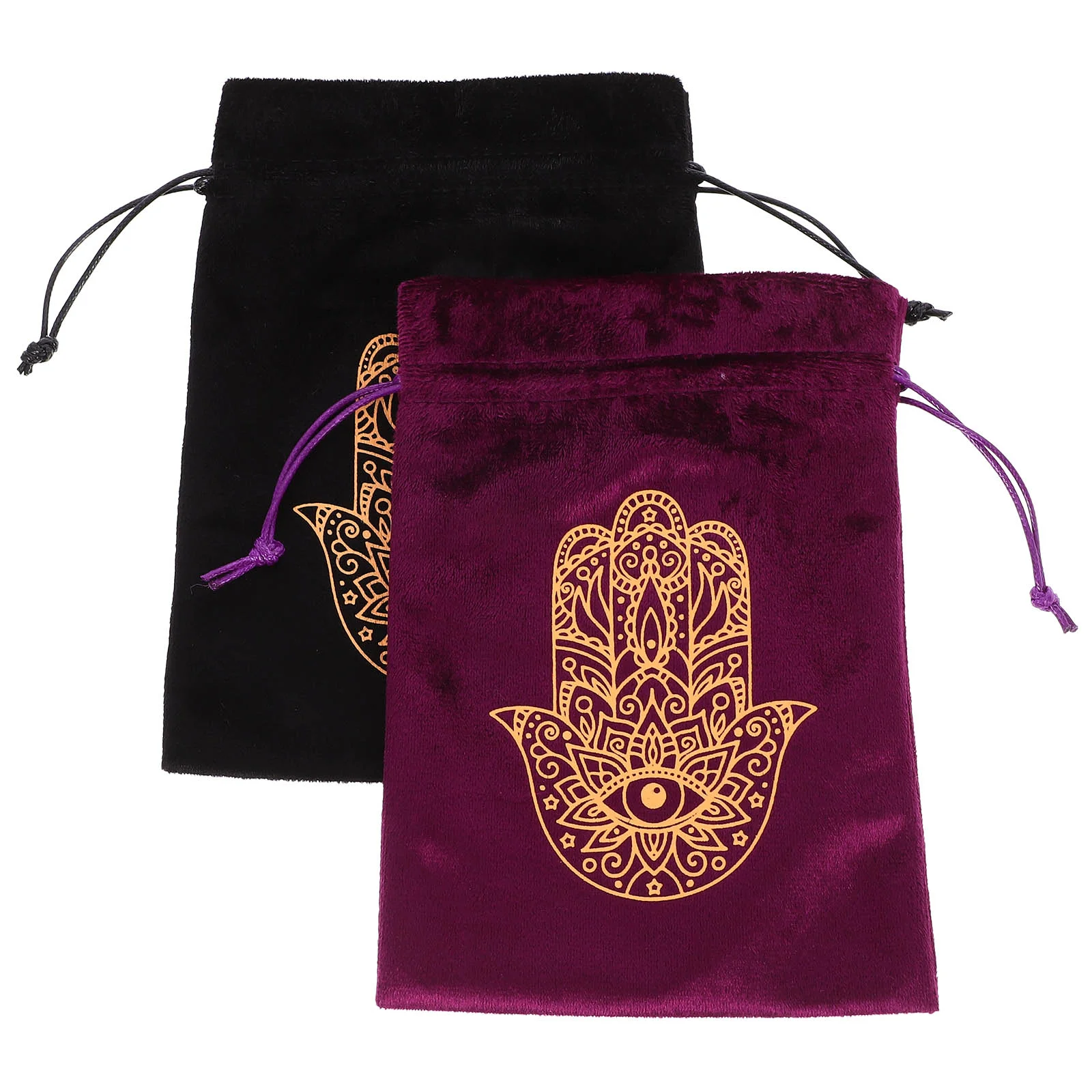 2 Pcs Tarot Bag Card Pouch Storage Holder Drawstring Jewelry Bags Velvet Cards Organizer
2 Pcs Tarot Bag Card Pouch Storage Holder Drawstring Jewelry Bags Velvet Cards Organizer