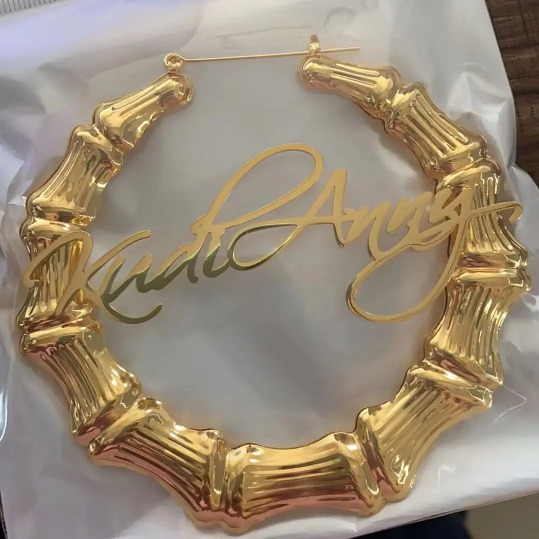 Customized Name Hoop Earrings Personalized Gold Color Stainless Steel For Earrings Diamond Letter Nameplate Women Jewelry Gifts
Customized Name Hoop Earrings Personalized Gold Color Stainless Steel For Earrings Diamond Letter Nameplate Women Jewelry Gifts