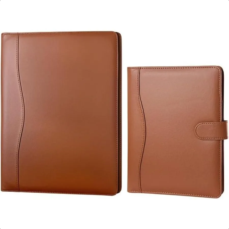 Premium PU Leather 2Pack Folder Set for Office Busin A4 A5 MultiPocket Storage Document Organizers with Metal Clips Card Pocket
Premium PU Leather 2Pack Folder Set for Office Busin A4 A5 MultiPocket Storage Document Organizers with Metal Clips Card Pocket