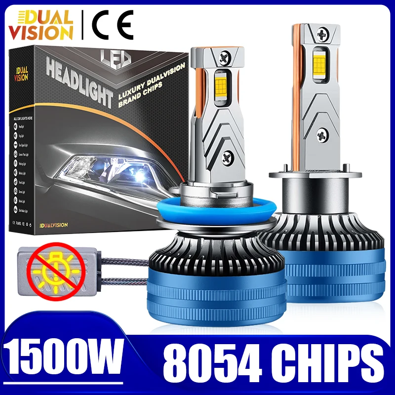1500W H7 Led Car Headlights Canbus 6000K HB3 HB4 9005 9006 H1 H3 H4 H11 H8 H9 9012 Led Lamps Bulbs 8054 CSP High Power Fog Light
1500W H7 Led Car Headlights Canbus 6000K HB3 HB4 9005 9006 H1 H3 H4 H11 H8 H9 9012 Led Lamps Bulbs 8054 CSP High Power Fog Light