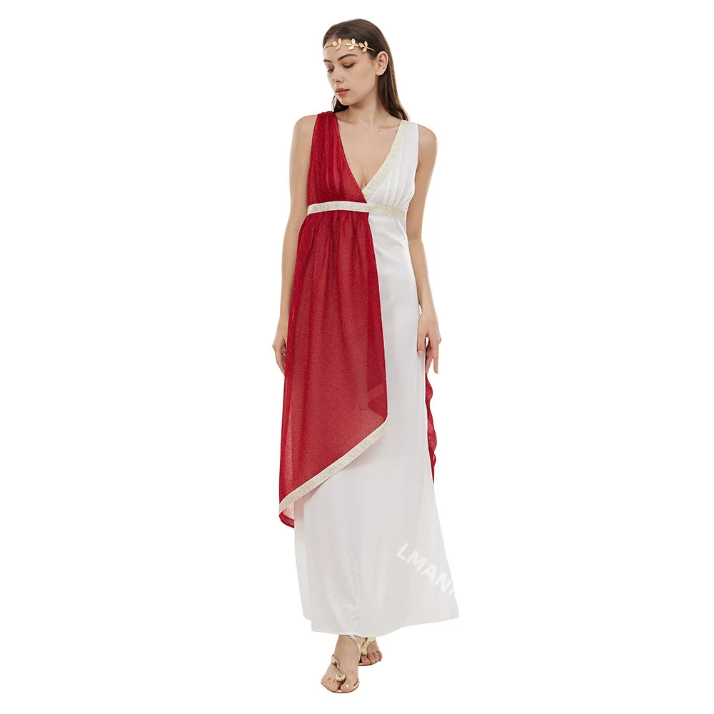 Halloween New Adult Roman Role Playing Costume Greek Goddess Performance Costume Party Bar
Halloween New Adult Roman Role Playing Costume Greek Goddess Performance Costume Party Bar
