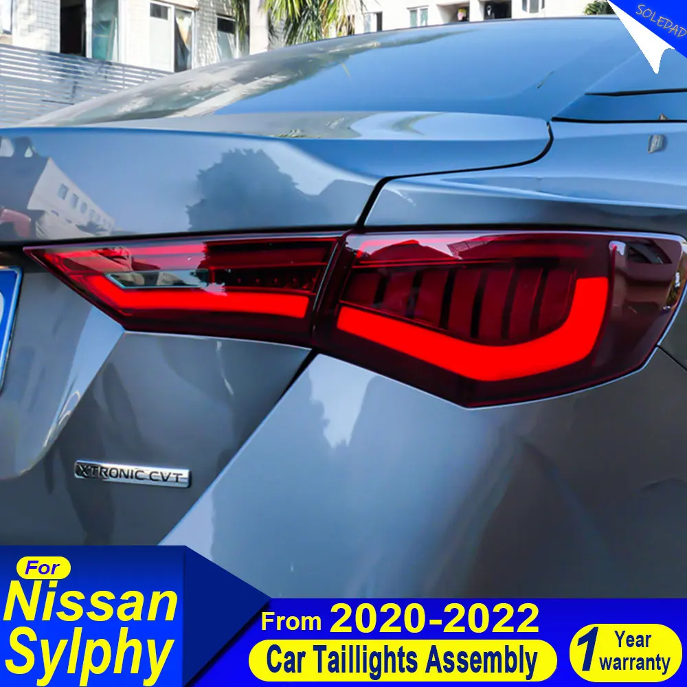2 шт. задних фонарей для Nissan Sentra Sylphy 2020 2021 2022: габаритные огни, стоп-сигналы, фонари заднего хода, указатели поворота, автомобильные аксессуары
2 шт. задних фонарей для Nissan Sentra Sylphy 2020 2021 2022: габаритные огни, стоп-сигналы, фонари заднего хода, указатели поворота, автомобильные аксессуары