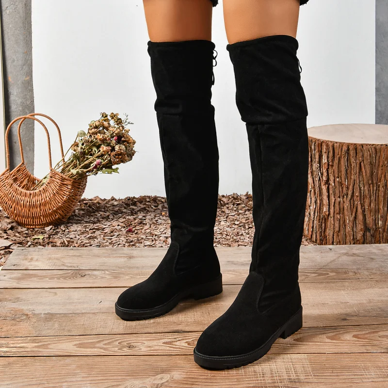 Plus Size Over-the-Knee Boots for Women winter new style long boots mid-heel suede long boots 43 European Long Boots
Plus Size Over-the-Knee Boots for Women winter new style long boots mid-heel suede long boots 43 European Long Boots