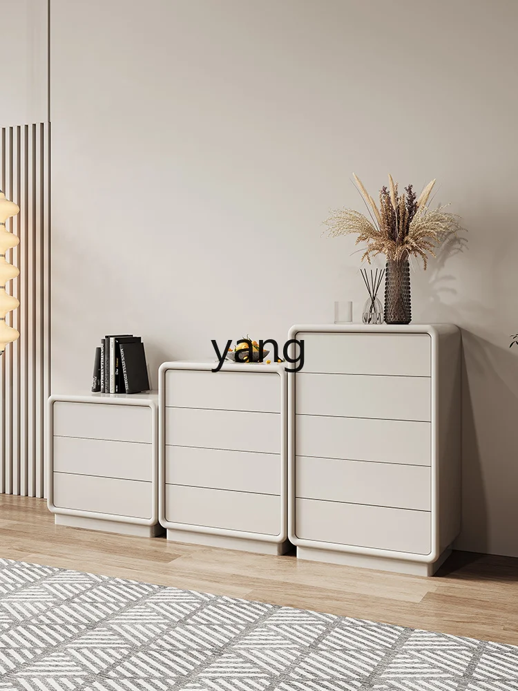 LMMcream wind solid wood bedside table storage bedroom high-end small apartment storage
LMMcream wind solid wood bedside table storage bedroom high-end small apartment storage
