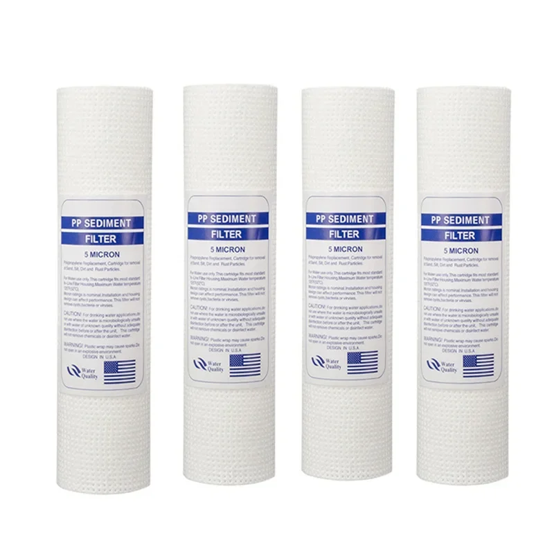2/4 PCS of universal water filter 5 micron pp cotton filter element sediment water filter polypropylene material easy to use
2/4 PCS of universal water filter 5 micron pp cotton filter element sediment water filter polypropylene material easy to use