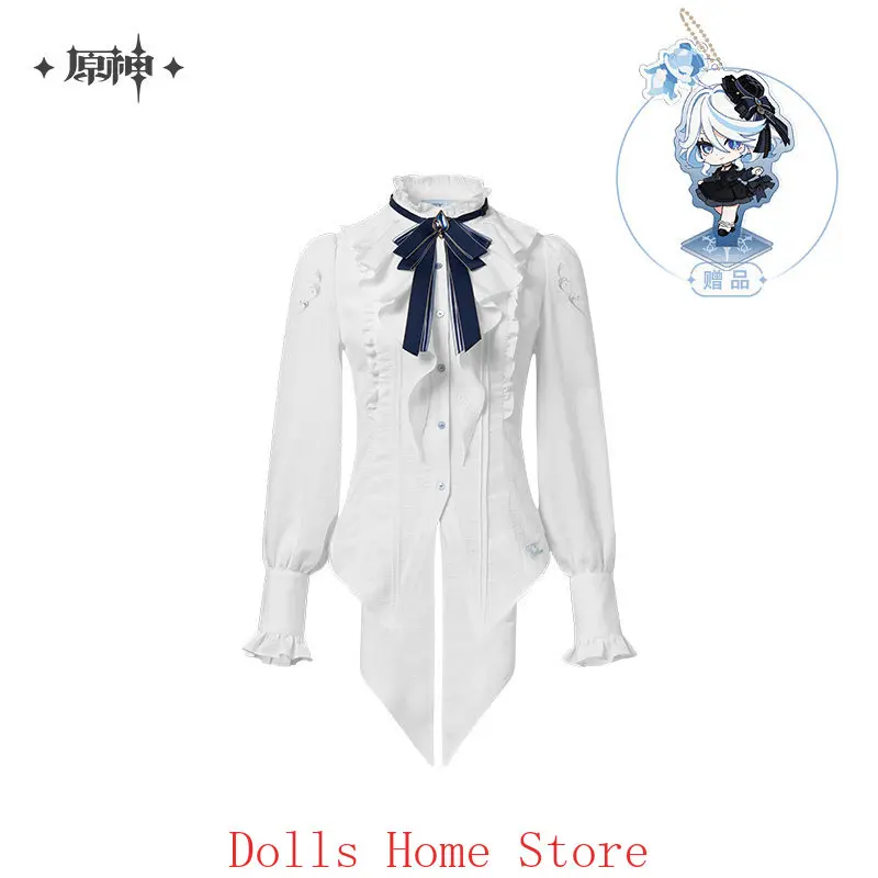 Official Anime Genshin Impact Furina Impression Series Game Cosplay Waist-tight Long Sleeve Shirt Casual Daily Top Roly Play
Official Anime Genshin Impact Furina Impression Series Game Cosplay Waist-tight Long Sleeve Shirt Casual Daily Top Roly Play