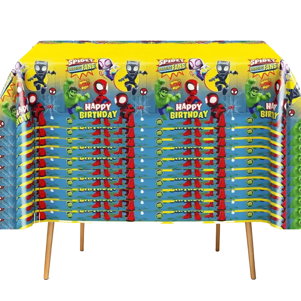 1/3/5pcs Spidey and His Amazing Friends Tablecloth Waterproof TableCover Superhero Boys Kids Birthday Party Table Decor Supplies
1/3/5pcs Spidey and His Amazing Friends Tablecloth Waterproof TableCover Superhero Boys Kids Birthday Party Table Decor Supplies