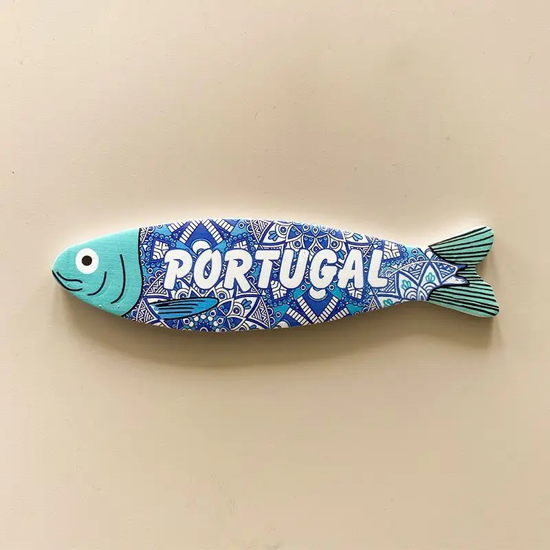 Portuguese Tile Hot-Selling Small Fish Living Room Painted Refrigerator Magnets Cultural and Creative Home Decorations Travel
Portuguese Tile Hot-Selling Small Fish Living Room Painted Refrigerator Magnets Cultural and Creative Home Decorations Travel