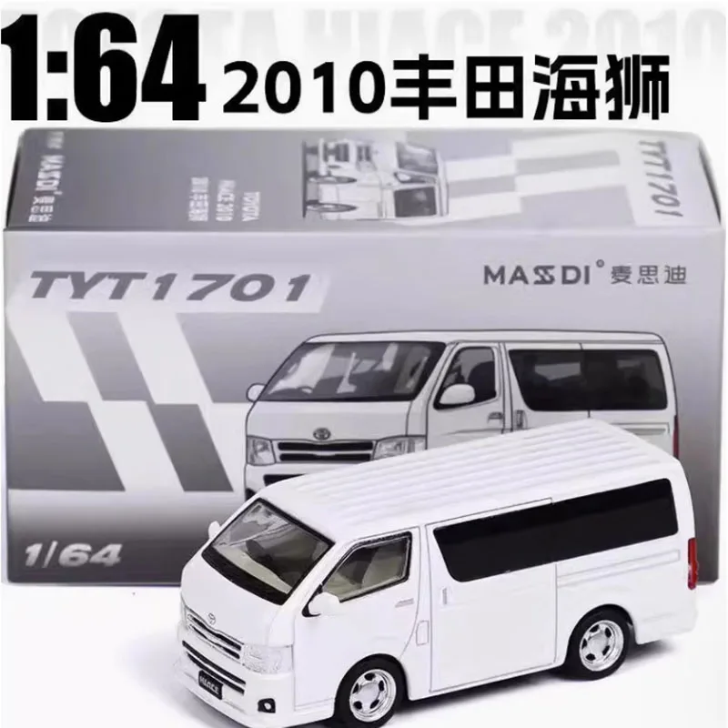 MASSDI масштаб 1:64 TYT Hiace 2010 TYT1700, модель автомобиля из сплава, статическая коллекция, украшенные праздничные игрушки, сувенирный подарок
MASSDI масштаб 1:64 TYT Hiace 2010 TYT1700, модель автомобиля из сплава, статическая коллекция, украшенные праздничные игрушки, сувенирный подарок