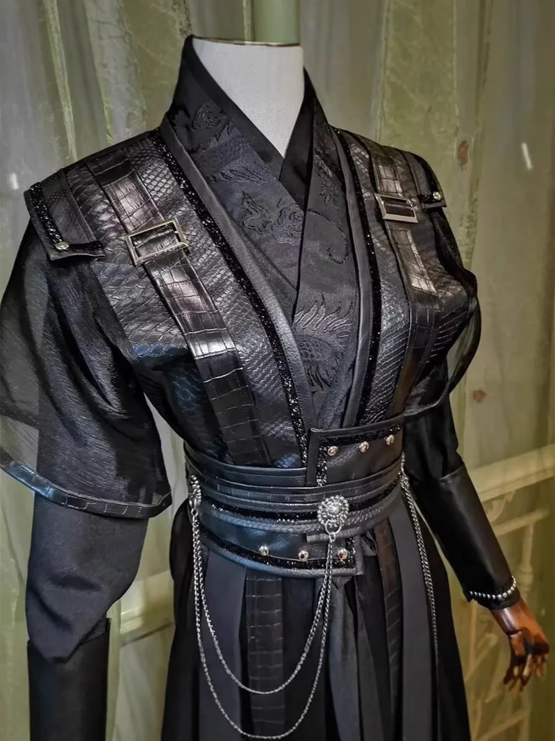 Костюм для косплея He Xuan Tian Guan Ci Fu Chang Geng Mo Ran, черный костюм Hanfu для женщин и мужчин
Костюм для косплея He Xuan Tian Guan Ci Fu Chang Geng Mo Ran, черный костюм Hanfu для женщин и мужчин