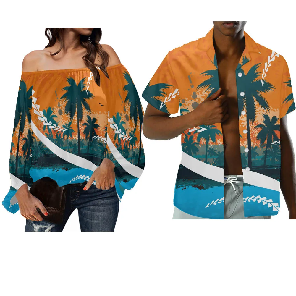 HYCOOL Hawaiian Vacation Chiffon Blouses Women Polynesian Patterns Off Shoulder Tops For Women Custom Long Sleeve Shirts Elegant
HYCOOL Hawaiian Vacation Chiffon Blouses Women Polynesian Patterns Off Shoulder Tops For Women Custom Long Sleeve Shirts Elegant