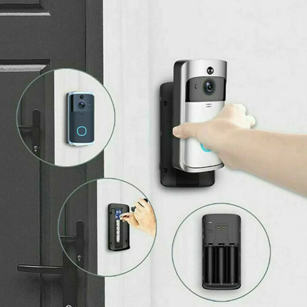 HD Visual Remote Home Monitor Night Vision Intercom V5 Video Doorbell Smart Wireless WiFi Security Door Bell Phone Dropshipping
HD Visual Remote Home Monitor Night Vision Intercom V5 Video Doorbell Smart Wireless WiFi Security Door Bell Phone Dropshipping