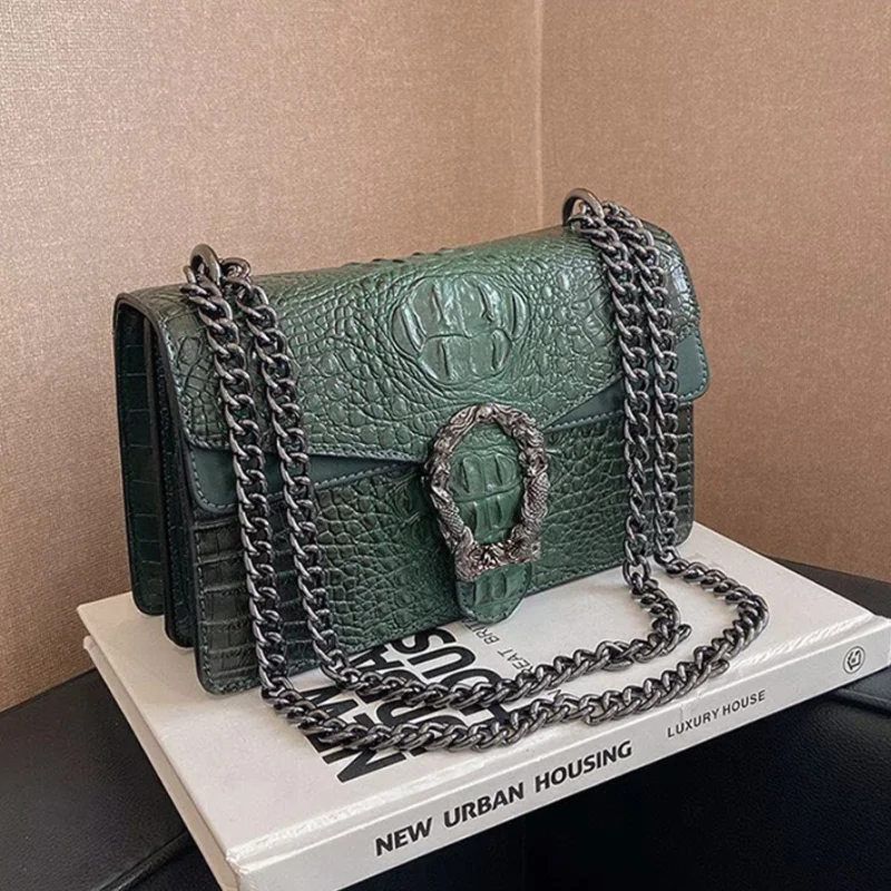 Luxury Handbags Women Bags New Design European Brand Crocodile Chain Shoulder Crossbody Bags For Women Day Clutch Bolsa Feminina
Luxury Handbags Women Bags New Design European Brand Crocodile Chain Shoulder Crossbody Bags For Women Day Clutch Bolsa Feminina