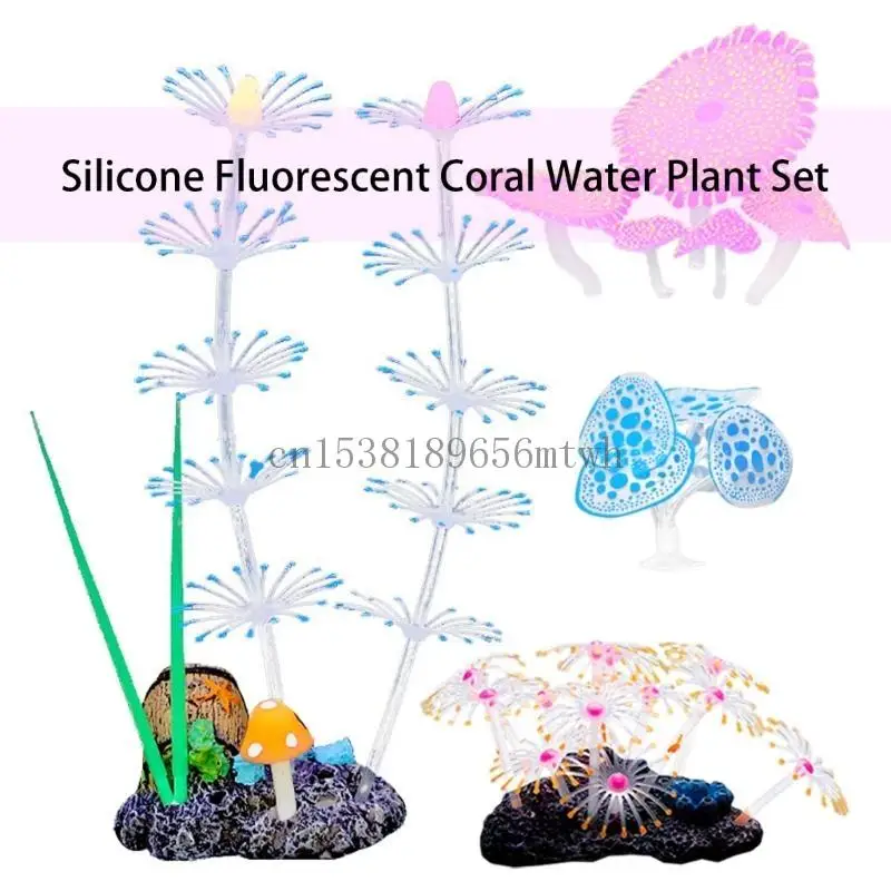 4Pieces Fluorescent Color Corals Water Plant for Aquariums Landscaping Display B03D
4Pieces Fluorescent Color Corals Water Plant for Aquariums Landscaping Display B03D