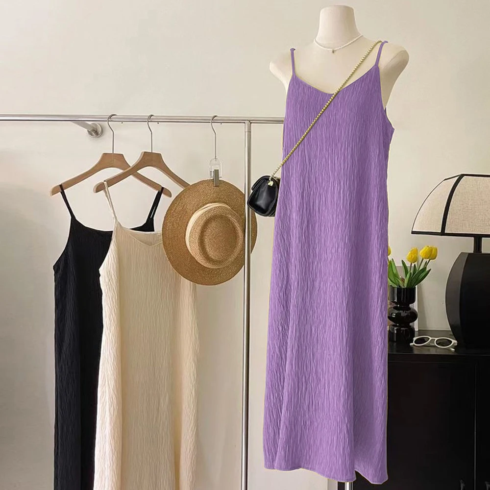 Women Evening Dresses Women Sleeveless Pleated Dress Girl's Vestidos De Fiesta White Black Pink Purple Midi Dress A RAN A YUE
Women Evening Dresses Women Sleeveless Pleated Dress Girl's Vestidos De Fiesta White Black Pink Purple Midi Dress A RAN A YUE