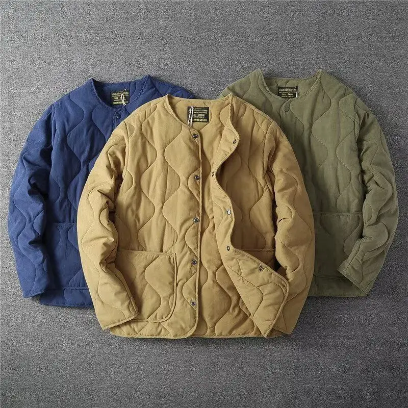 Warm Cotton Jacket Men's Baseball Style Oversize Winter Coat American Retro Streetwear Long Sleeve Waterproof Polyester Filling
Warm Cotton Jacket Men's Baseball Style Oversize Winter Coat American Retro Streetwear Long Sleeve Waterproof Polyester Filling