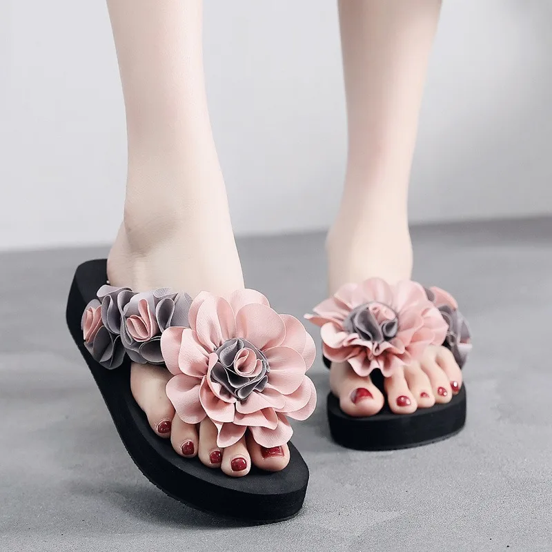 Summer Anti-slip Fashionable Outer Wear 3cm Flower Pattern Flip-flops for Women, Perfect for Beach Vacations and Sandy Walks
Summer Anti-slip Fashionable Outer Wear 3cm Flower Pattern Flip-flops for Women, Perfect for Beach Vacations and Sandy Walks