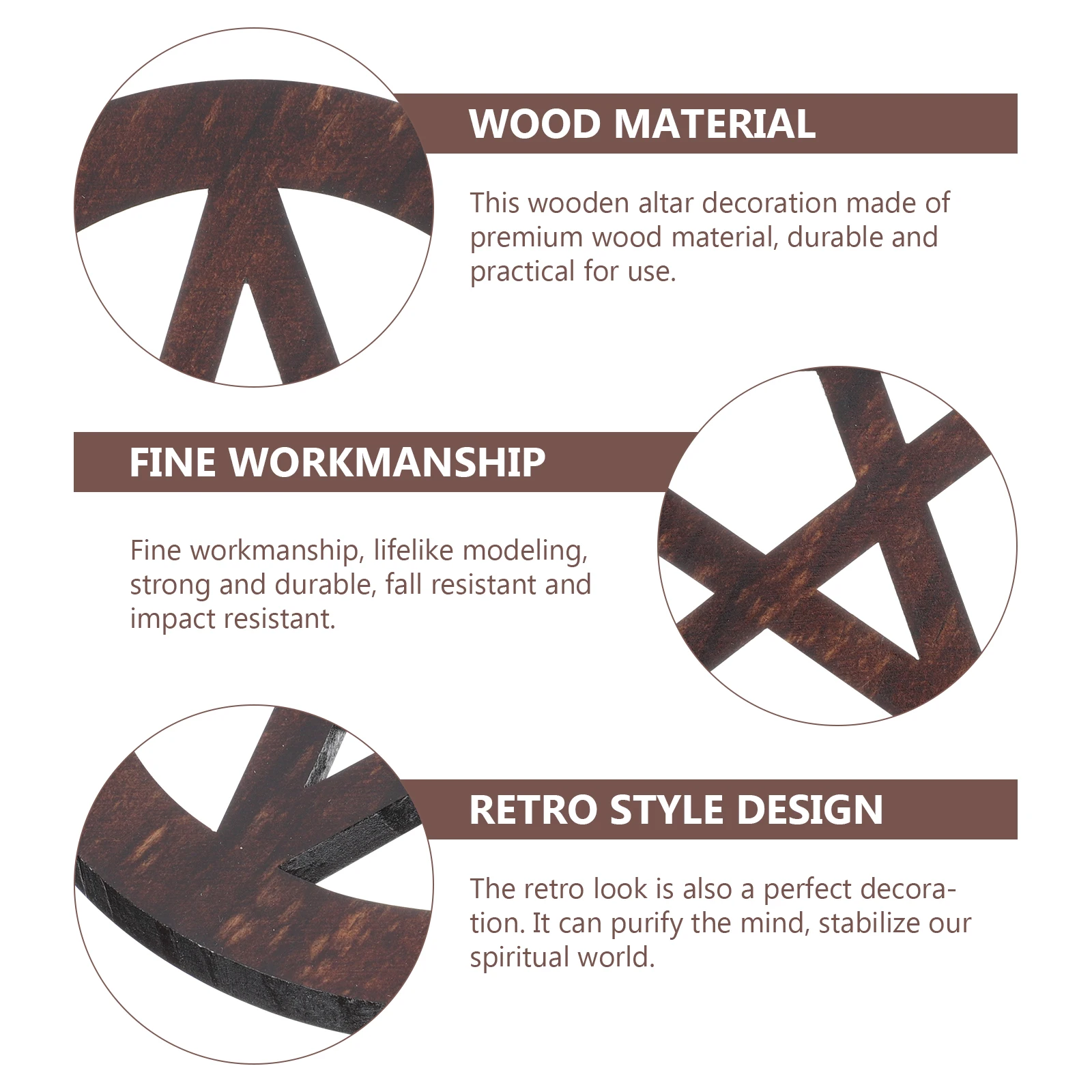 Altar Supplies Wooden Pentagram Ornaments Home Accessories Alter Household Decoration
Altar Supplies Wooden Pentagram Ornaments Home Accessories Alter Household Decoration