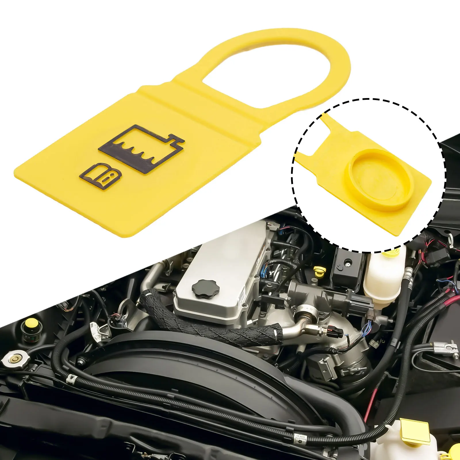 Coolant Recovery Tank Cover High-strength ABS Accessories Easy Installation For RAM 1500 Parts Replacement 1pcs 68020726AB
Coolant Recovery Tank Cover High-strength ABS Accessories Easy Installation For RAM 1500 Parts Replacement 1pcs 68020726AB