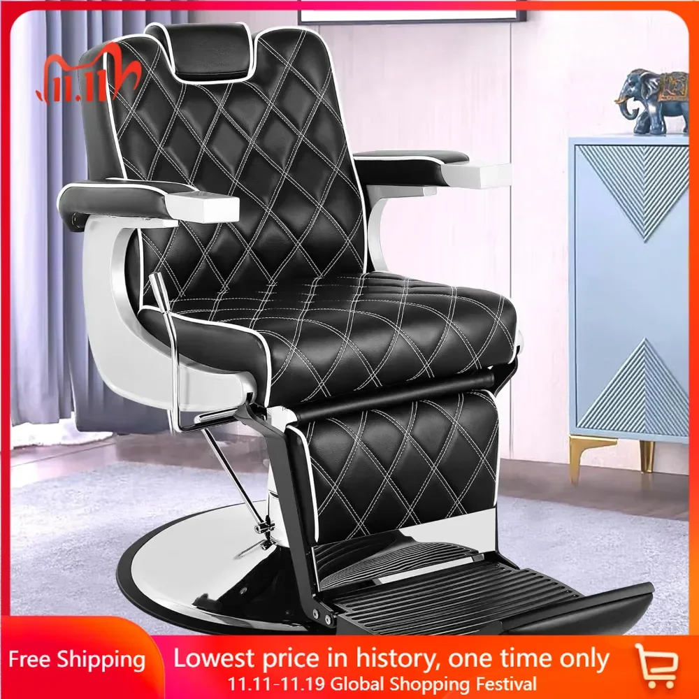 Barber Chair, All Purpose Hydraulic Recline Salon Beauty Spa Styling Equipment, Salon Chair
Barber Chair, All Purpose Hydraulic Recline Salon Beauty Spa Styling Equipment, Salon Chair