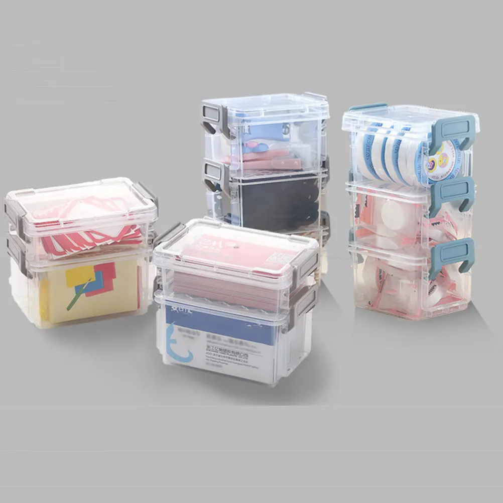 6 pcs Clear Storage Boxes Stackable Plastic Containers with Lids Jewelry Organizer Desktop Case Transparent for Accessories
6 pcs Clear Storage Boxes Stackable Plastic Containers with Lids Jewelry Organizer Desktop Case Transparent for Accessories