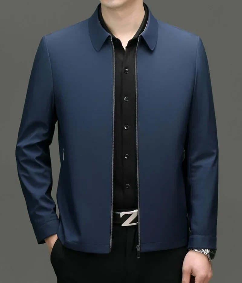 New Casual Loose Solid Color Lapel Breathable Jacket Zipper Business Outdoor Jacket Men's Top Coat for Men
New Casual Loose Solid Color Lapel Breathable Jacket Zipper Business Outdoor Jacket Men's Top Coat for Men