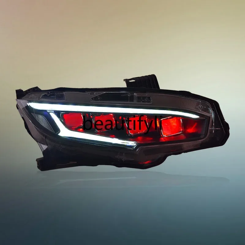 Headlight assembly modified dynamic LED daytime running light running water turn signal
Headlight assembly modified dynamic LED daytime running light running water turn signal