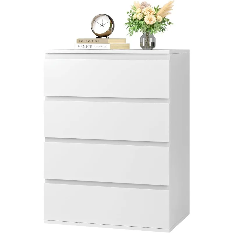 4 Drawer Dresser, White Dresser Modern Storage Chest of Drawers 23.6L x 15.7W x 31.5H in, White Dresser Storage Cabinet with
4 Drawer Dresser, White Dresser Modern Storage Chest of Drawers 23.6L x 15.7W x 31.5H in, White Dresser Storage Cabinet with