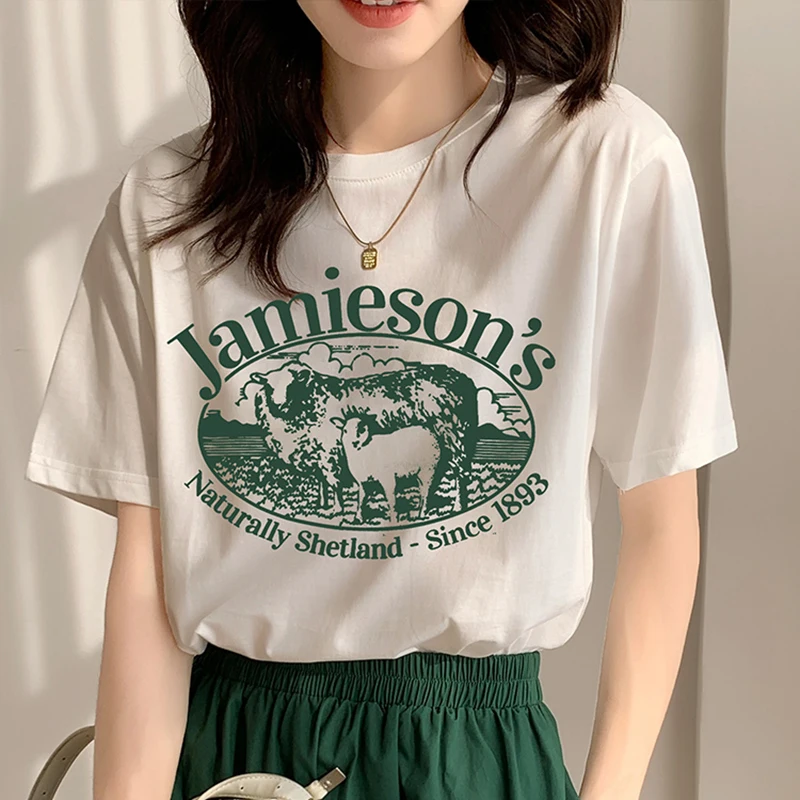 Street Sle Pure Cotton ort Sve Women's T-irt plus Size Summer Loose Fit round Ne Print Design Korean Sle Top
Street Sle Pure Cotton ort Sve Women's T-irt plus Size Summer Loose Fit round Ne Print Design Korean Sle Top