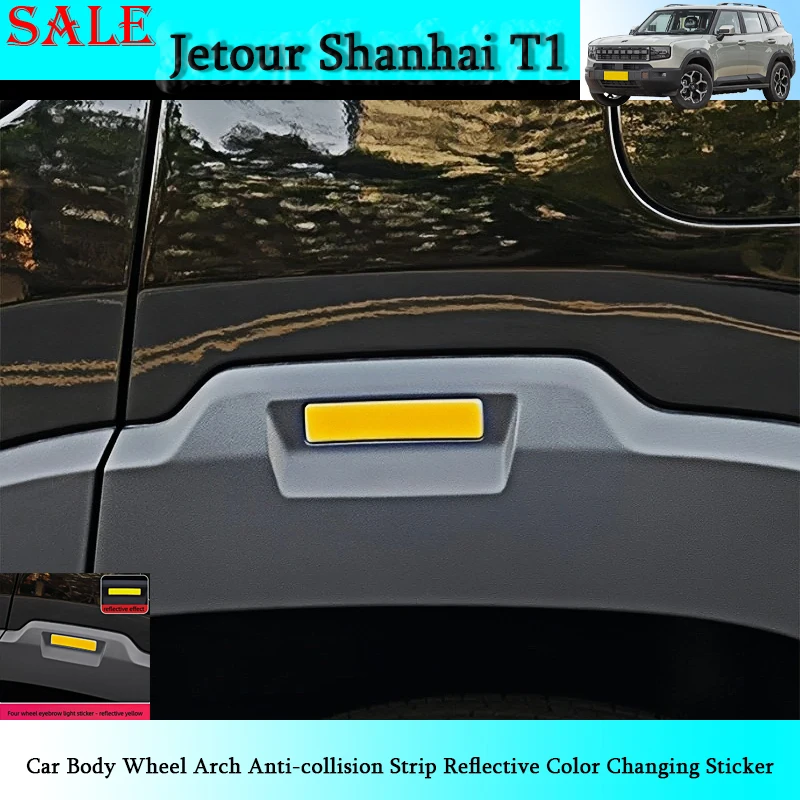 Fit for Jetour Shanhai T1 Car Body Wheel Arch Anti-collision Strip Reflective Color Changing Sticker Exterior Decoration Piece
Fit for Jetour Shanhai T1 Car Body Wheel Arch Anti-collision Strip Reflective Color Changing Sticker Exterior Decoration Piece