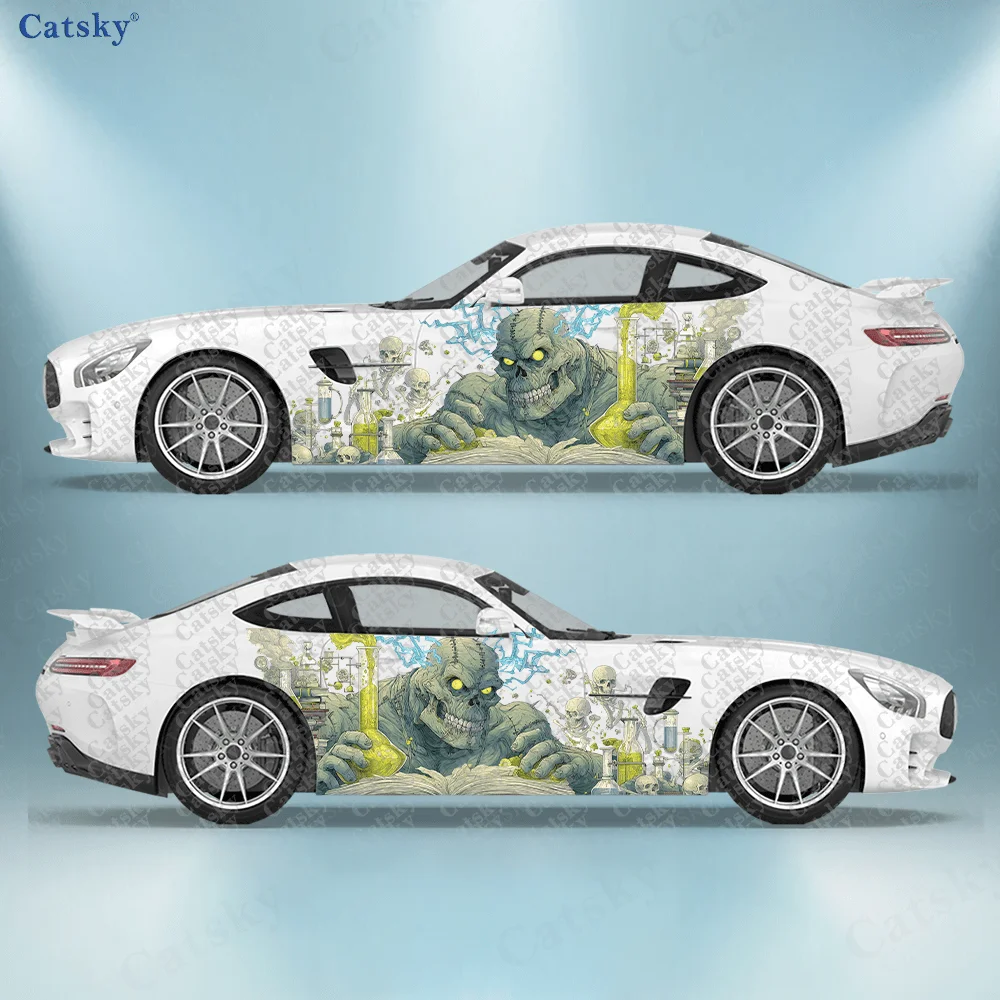 2pcs Frankenstein Zombie Car Side Wraps, Self-Adhesive PVC Waterproof & Scratch-Resistant Stickers, Car Accessory Gift
2pcs Frankenstein Zombie Car Side Wraps, Self-Adhesive PVC Waterproof & Scratch-Resistant Stickers, Car Accessory Gift
