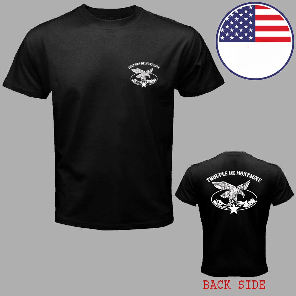 France Troupes De Montagne Chasseurs Alpins Men's Black T-Shirt Short Sleeve Casual 100% Cotton T Shirt
France Troupes De Montagne Chasseurs Alpins Men's Black T-Shirt Short Sleeve Casual 100% Cotton T Shirt