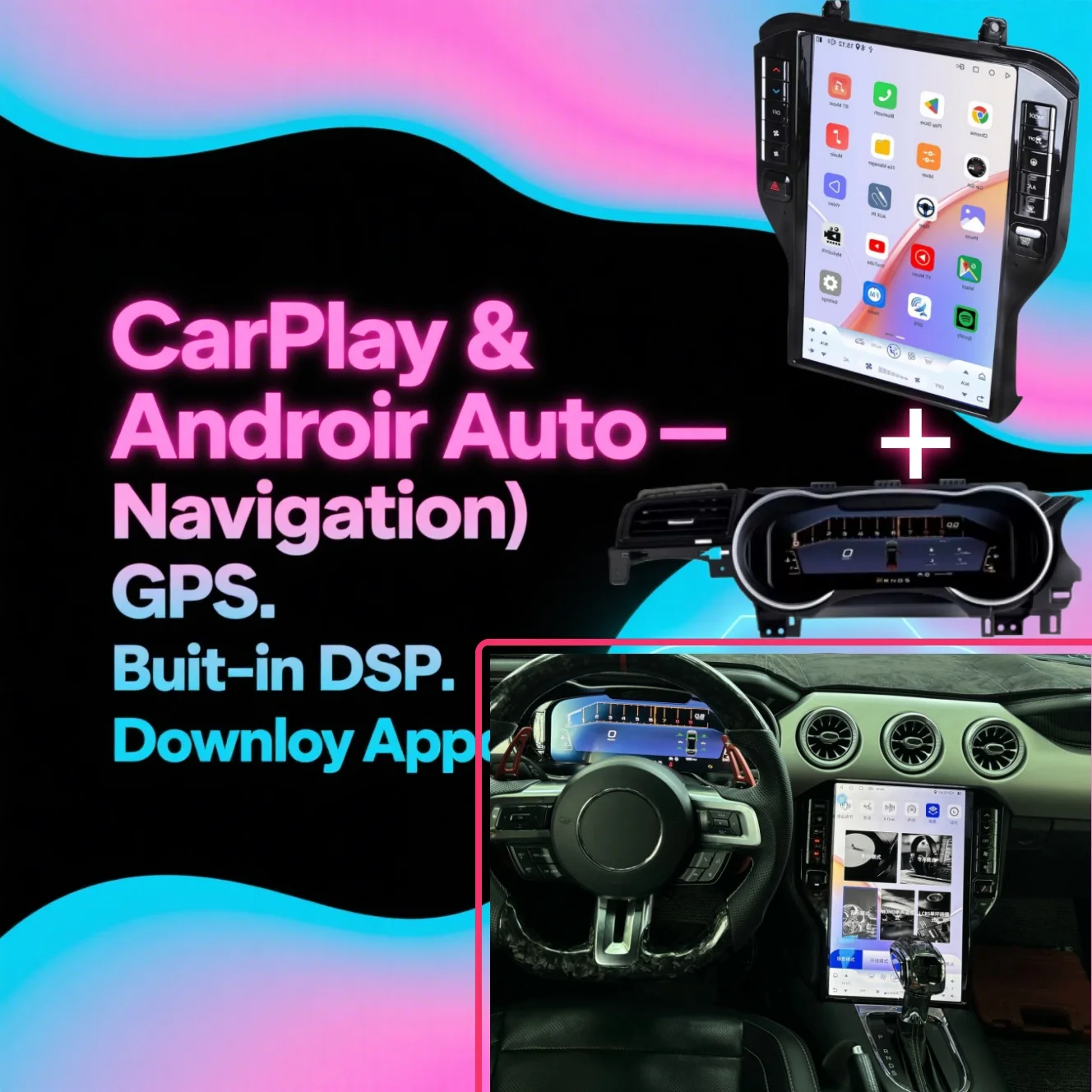 14.5InchAuto Android13 GPS Navigation For Ford Mustang 2015-2021 Carplay Head Unit Car Radio Multimedia Player Tape Recorder
14.5InchAuto Android13 GPS Navigation For Ford Mustang 2015-2021 Carplay Head Unit Car Radio Multimedia Player Tape Recorder
