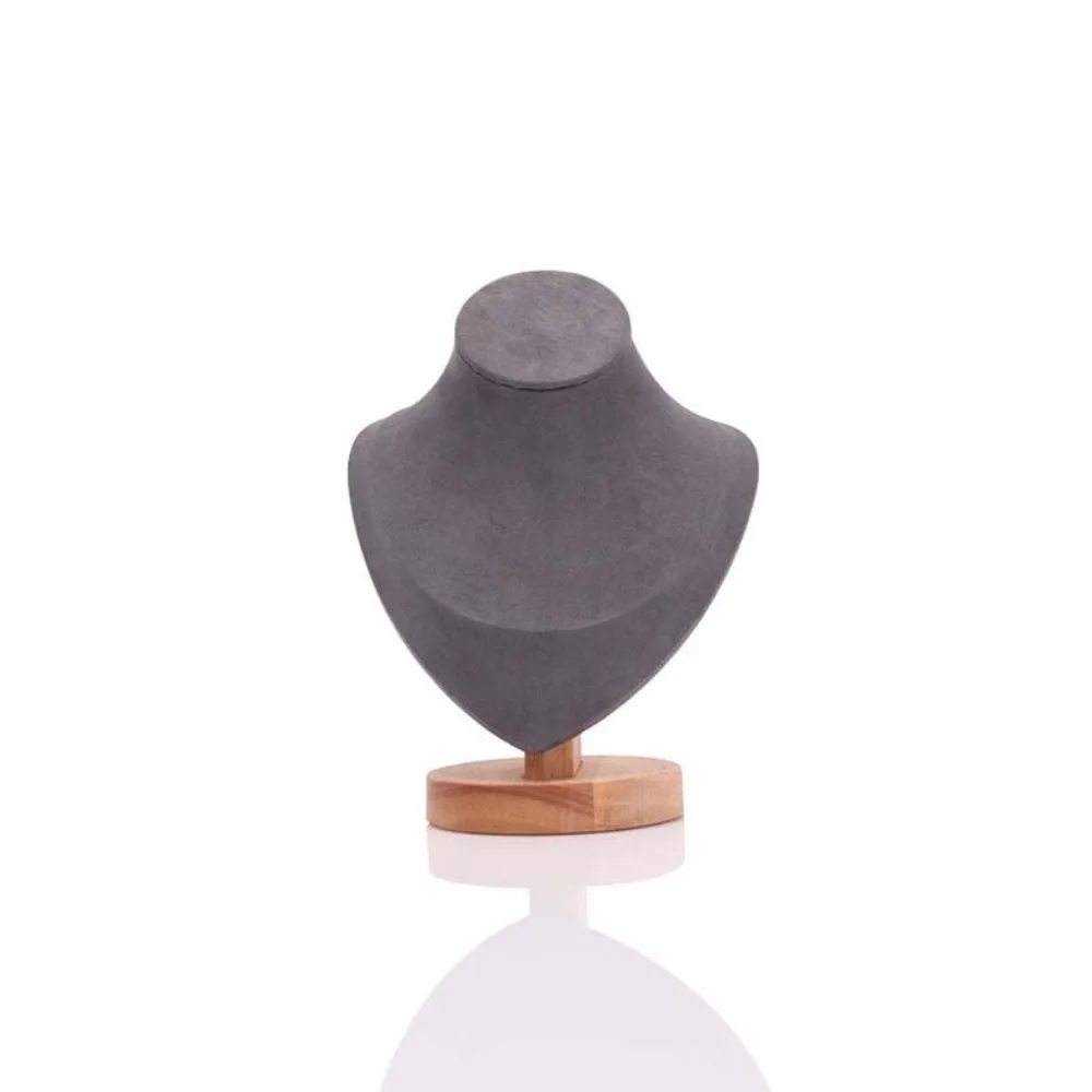 Новая замшевая подставка для украшений, деревянная витрина, 3D-модель для демонстрации
Новая замшевая подставка для украшений, деревянная витрина, 3D-модель для демонстрации