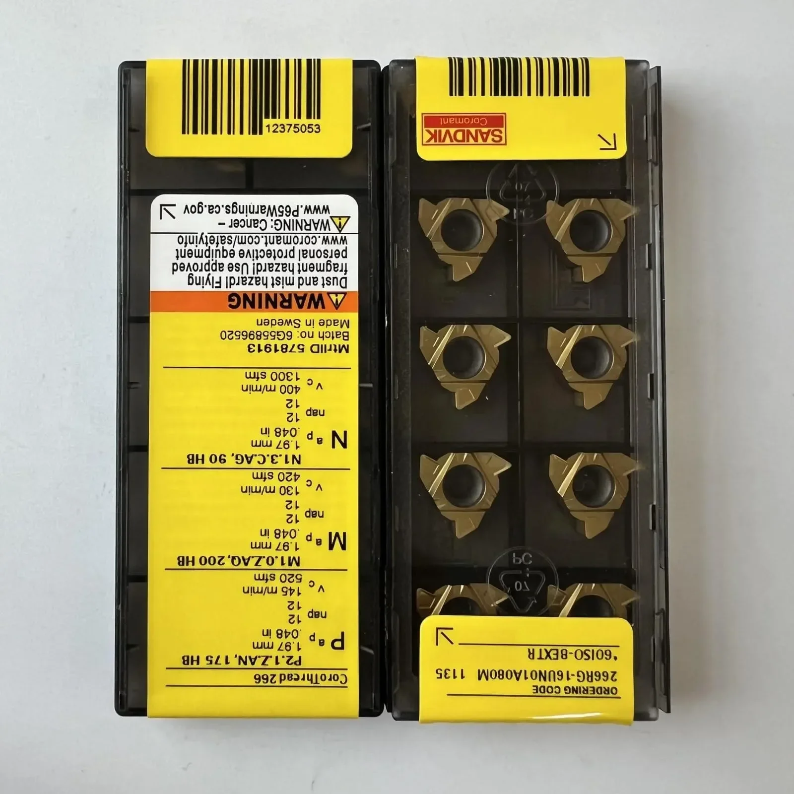 SANDVIK-Coromant / 266RG-16UN01A080M 1135 / 10 Pcs
SANDVIK-Coromant / 266RG-16UN01A080M 1135 / 10 Pcs