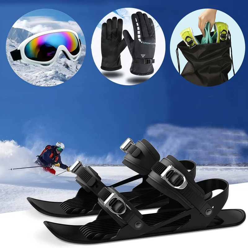 Mini Short Snowboard Ski Boots Set for Adult with Protective Goggles Gloves Winter Outdoor Sports Equipment Men Women Snowboard
Mini Short Snowboard Ski Boots Set for Adult with Protective Goggles Gloves Winter Outdoor Sports Equipment Men Women Snowboard
