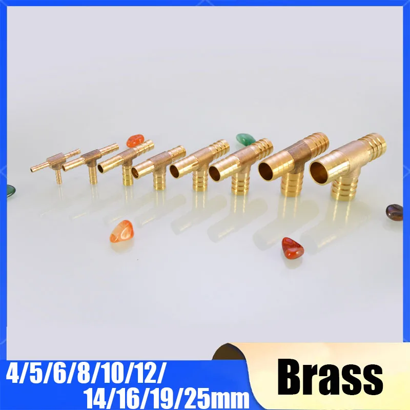 1Pcs T-Shape Brass Barb Hose Fitting Tee 4/6/8/10/12/16/19/25mm 3 Way Hose Tube Barb Brass Barbed Coupling Connector Adapter
1Pcs T-Shape Brass Barb Hose Fitting Tee 4/6/8/10/12/16/19/25mm 3 Way Hose Tube Barb Brass Barbed Coupling Connector Adapter