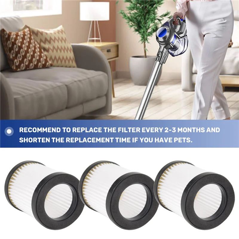 【Hot Selling】4 Pack HEPA Fliters Replacement For MOOSOO XL-618A And M8-PRO Cordless Handheld Vacuum Cleaner 
【Hot Selling】4 Pack HEPA Fliters Replacement For MOOSOO XL-618A And M8-PRO Cordless Handheld Vacuum Cleaner