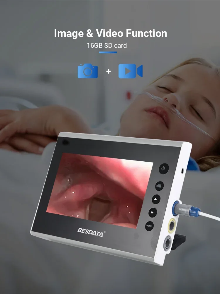 7 Inch 1280*720 16GB Malleable Bougie Laryng--oscope Video Stylet for Oral and Na--sal Intubation Stylet
7 Inch 1280*720 16GB Malleable Bougie Laryng--oscope Video Stylet for Oral and Na--sal Intubation Stylet