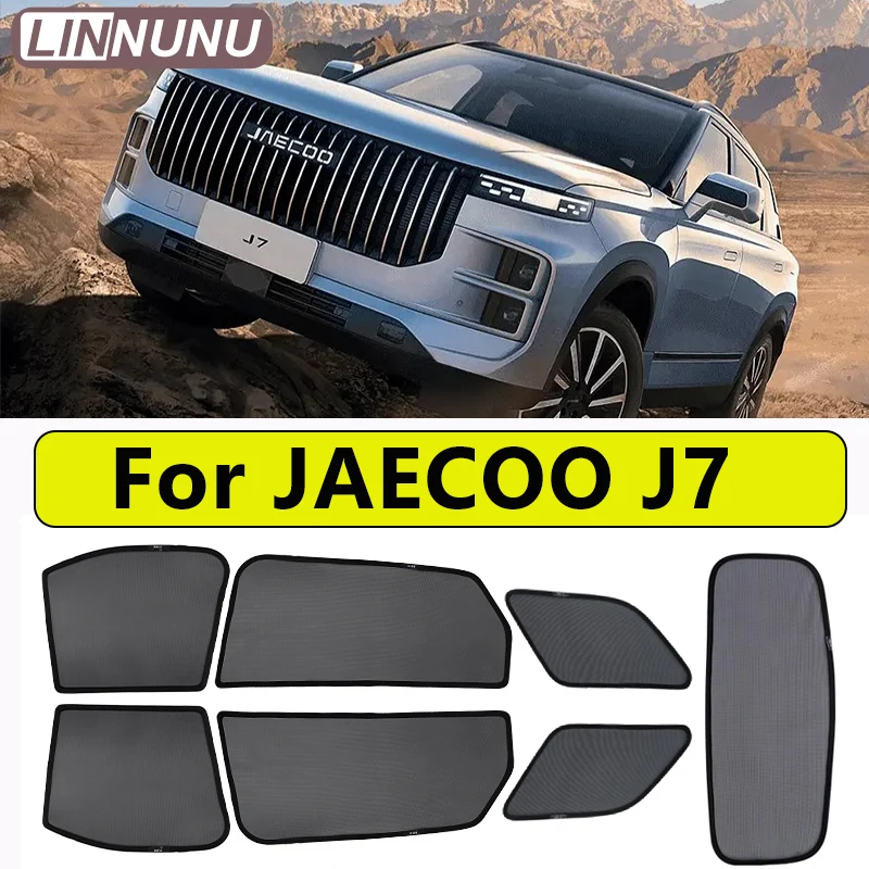 LINNUNU Magnetic Car Sunshade for JAECOO J7 PHEV 2025 2026 Side Window Mesh Curtain Summer Sun Shade UV Protection Accessories
LINNUNU Magnetic Car Sunshade for JAECOO J7 PHEV 2025 2026 Side Window Mesh Curtain Summer Sun Shade UV Protection Accessories