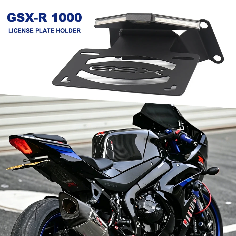 For Suzuki GSX-R1000 GSXR1000 GSX R 1000 2017-2024 Motorcycle Fender Eliminator With LED Light License Plate Holder Bracket
For Suzuki GSX-R1000 GSXR1000 GSX R 1000 2017-2024 Motorcycle Fender Eliminator With LED Light License Plate Holder Bracket