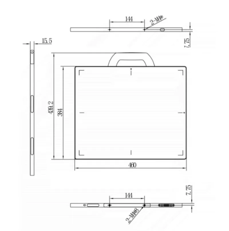 17*17 Inch Flat Panel X-ray Detector Wired/Wireless Portable For Dog & Large Animal Reusable Cassette Size
17*17 Inch Flat Panel X-ray Detector Wired/Wireless Portable For Dog & Large Animal Reusable Cassette Size