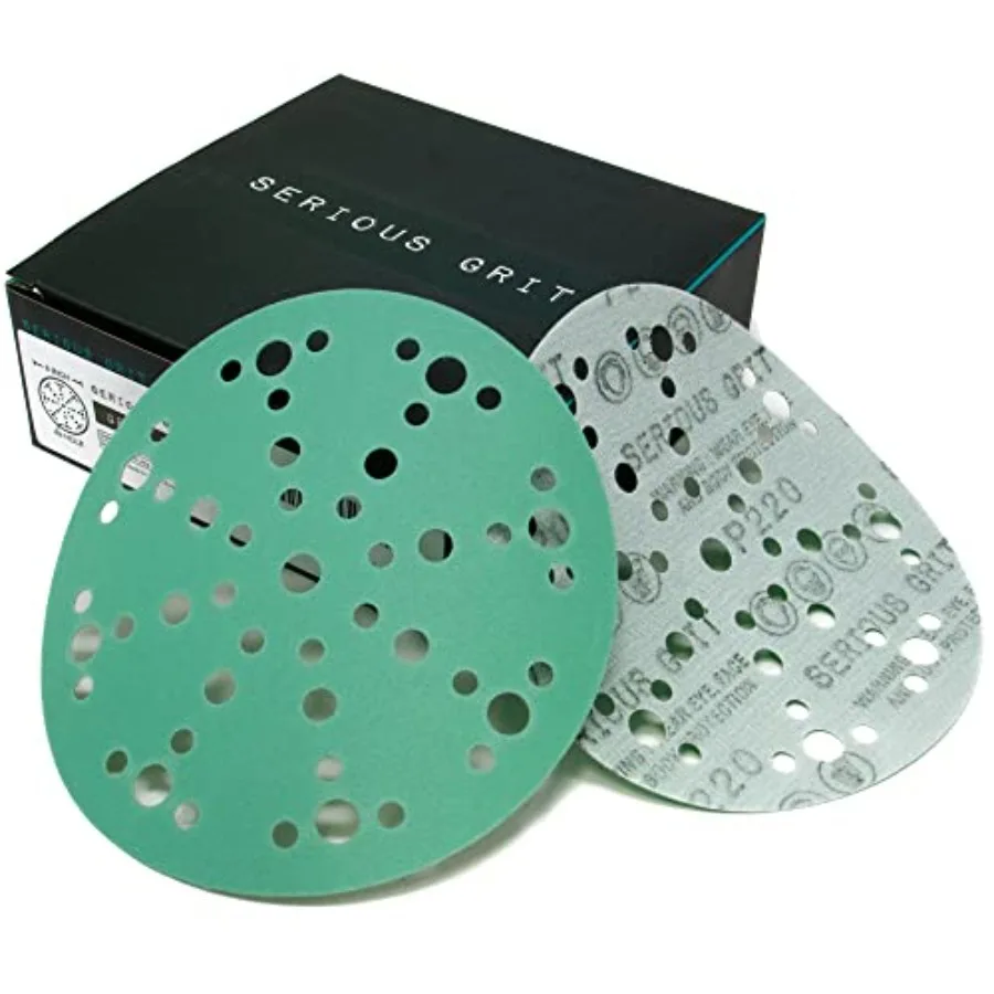 6-Inch 49-Hole Sanding Discs - Heavy-Duty Hook and Loop Film Discs - Sandpaper for Random Orbital Sanders - 50 Pack Box
6-Inch 49-Hole Sanding Discs - Heavy-Duty Hook and Loop Film Discs - Sandpaper for Random Orbital Sanders - 50 Pack Box