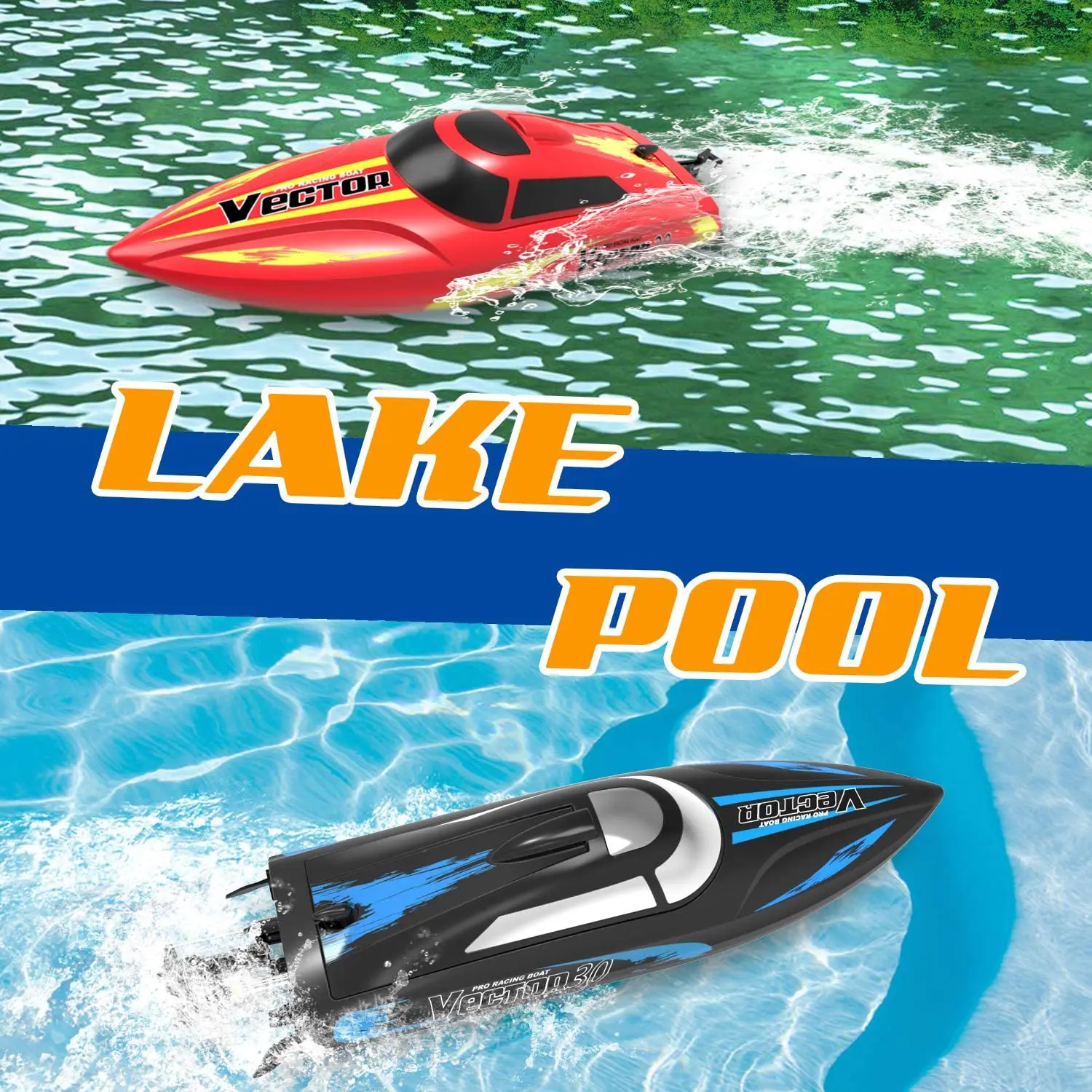 30 KM/H High Speed Racing Boat 2.4Ghz Radio Remote Control Boat Model Waterproof Rechargeable RTR Blue
30 KM/H High Speed Racing Boat 2.4Ghz Radio Remote Control Boat Model Waterproof Rechargeable RTR Blue