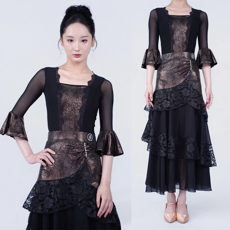 Adults Waltz Modern Dancing Clothes For Women'S Tango Latin Dance Training Suits Female Ballroom Dance Competition Wear SL15977
Adults Waltz Modern Dancing Clothes For Women'S Tango Latin Dance Training Suits Female Ballroom Dance Competition Wear SL15977