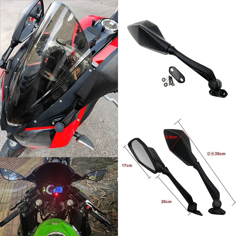 Black Motorcycle Rearview Mirrors For Kawasaki Ninja ZX6R ZX636 2009-2023 2010 2011 2012 2013 2014 2015 2016 2017 2018 2019 2020
Black Motorcycle Rearview Mirrors For Kawasaki Ninja ZX6R ZX636 2009-2023 2010 2011 2012 2013 2014 2015 2016 2017 2018 2019 2020