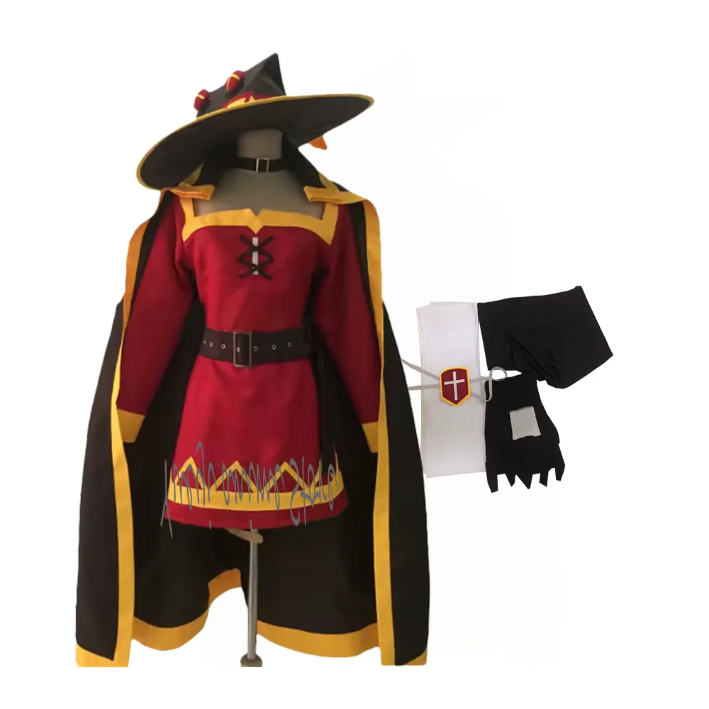 customized---Women's Cosplay Megumin Costume Cloak Dress Uniform Outfit For Carnival Halloween Party Clothes
customized---Women's Cosplay Megumin Costume Cloak Dress Uniform Outfit For Carnival Halloween Party Clothes