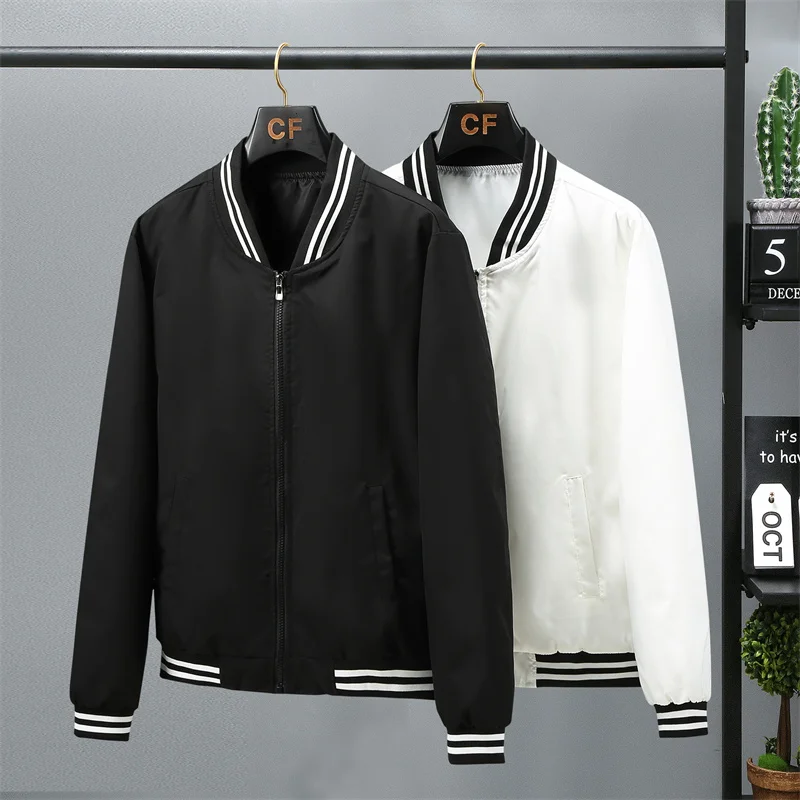 Новая легкая куртка-бомбер, весенне-осеннее ветрозащитное пальто, тонкий модный стильный мужской уличный дышащий кардиган с воротником-стойкой
Новая легкая куртка-бомбер, весенне-осеннее ветрозащитное пальто, тонкий модный стильный мужской уличный дышащий кардиган с воротником-стойкой