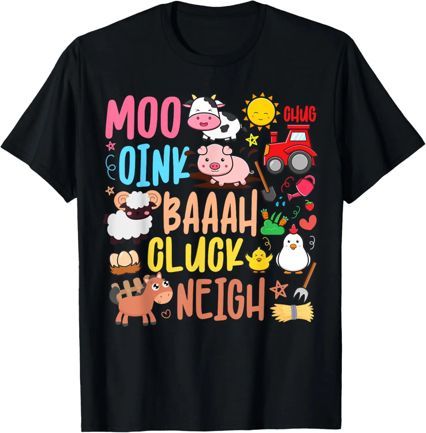 Футболка Farm Animals Sounds Oink Baa Neigh Cluck Moo для малышей Фермер 
Футболка Farm Animals Sounds Oink Baa Neigh Cluck Moo для малышей Фермер