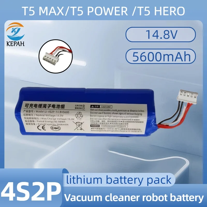 Аккумулятор S10-Li-144 для роботов-пылесосов ECOVACS N8 Pro, T10, T9, X1, Ozmo, T8, AIVI, Yeedi 2 – Долговечная мощность
Аккумулятор S10-Li-144 для роботов-пылесосов ECOVACS N8 Pro, T10, T9, X1, Ozmo, T8, AIVI, Yeedi 2 – Долговечная мощность